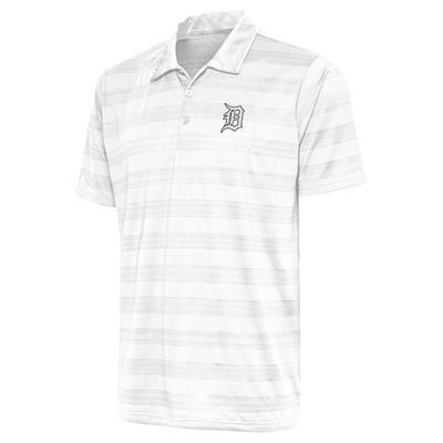 Men's Atlanta Braves Antigua White Compass Polo