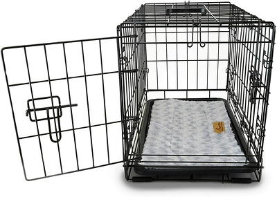 Frisco Eyelash Orthopedic Dog Crate Mat, Smoky Gray, 48-in