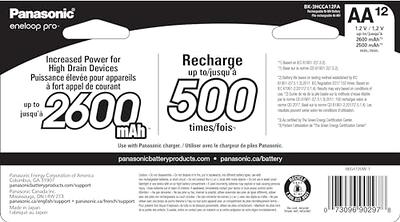 Panasonic eneloop AA Rechargeable NiMH Batteries and Individual Quick  Charger K-KJ55MCA4BA - Yahoo Shopping