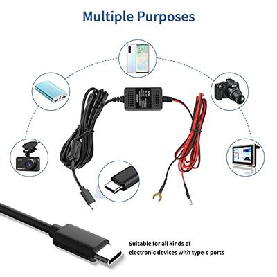 Upgraded Dash Cam Hardwire Kit, Type-C USB Hard Wire Kit 12V-24V