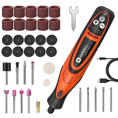 DEPSTECH Rotary Tool Cordless Kit, 30000RPM Multi Power Carving Tools