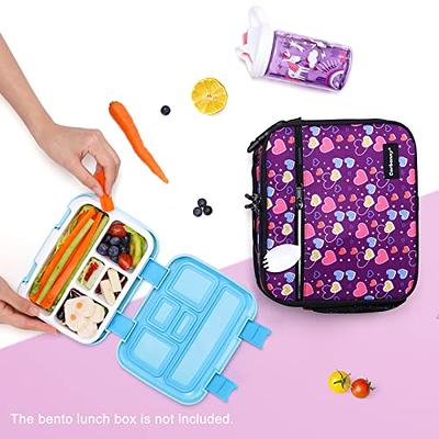 IDEATECH Large Lunch Bag for Women, Reusable Lunch Box Wide-Open