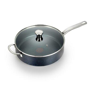 Oster 2.5 Quart Nonstick Aluminum Saucepan with Lid in Gray - Bed