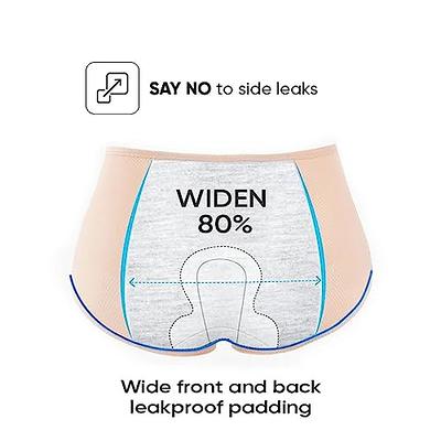 Jonissi KeepBriefs - High Waist Leakproof Comfort Panties, Plus Size  Underwear Breathable Stretch Briefs for Women (3PCS E, 2XL) - Yahoo Shopping