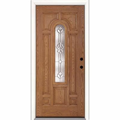 Shop Fiberglass ¾ Oval Light Front Entry Doors