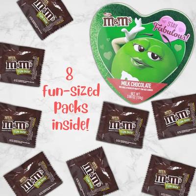 M&M's® Milk Chocolate Fun Size Valentine Chocolate Candy Bag