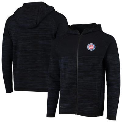 Youth Stitches Royal Chicago Cubs Raglan Quarter-Zip Jacket