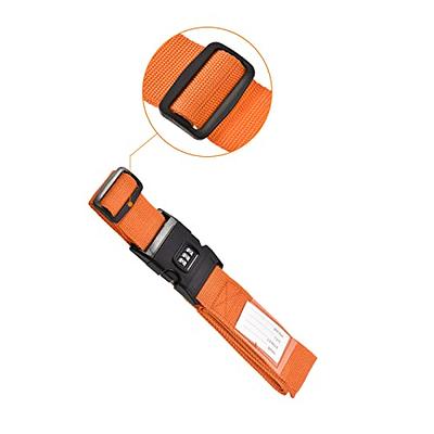 2 Pcs Nylon Straps, Nylon Quick Release Buckle Straps with Adjustable Strap  Buckle, Utility Straps with Buckle 78 x 1 Strap Buckle Packing Straps