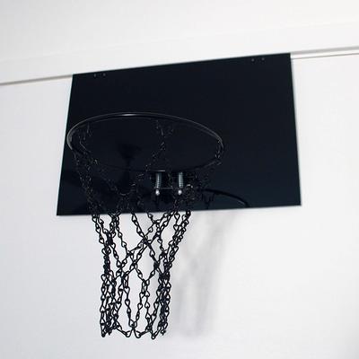 Franklin Sports Mini Basketball Hoop - Premium Gold Chrome Wall Mounted Backboard Mini Hoop with Rim Net - Mini Ball Included - Perfect Bedroom