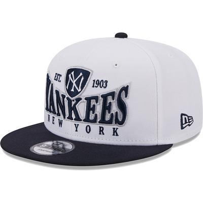 New Era Men's New Era White/Navy Detroit Tigers Crest 9FIFTY Snapback Hat