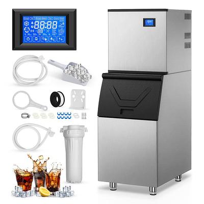 Cooler Depot Freestanding Commercial Nugget Ice Maker in Stainless