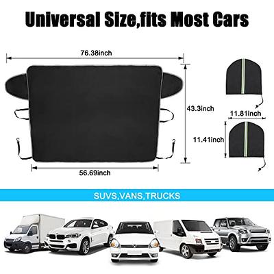 Car Windshield Snow Cover Ice Shield FrostGuard Window Shade Fits Mazda  Vehicles