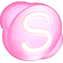 ريسيلر استضافة 60 $ Skype-pink-icon