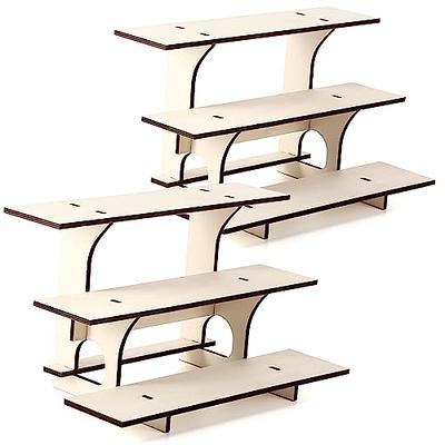 Jetec 3 Tier Retail Table Display Stand Wooden Display Stands for Craft  Shows Vendor Retail Table Display Stand 15 Inch Wood Display for Vendors