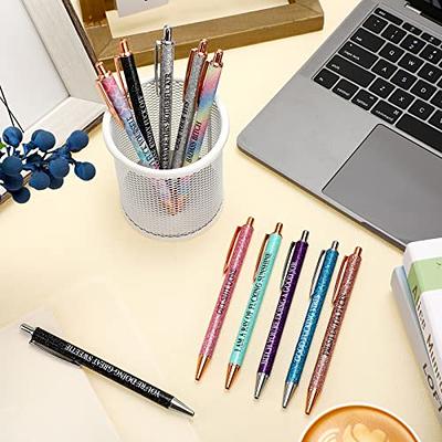  Motivational Badass Pen Set, Funny Pens Swear Word Daily Pen  Set, Swear Word Daily Ballpoint Pen Set, Cute Pens Office Supplies, Can Be  as Gift (Shit Show) : Office Products