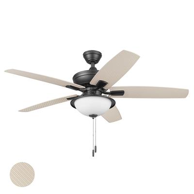 Harbor Breeze Armitage 42-in White Indoor Flush Mount Ceiling Fan