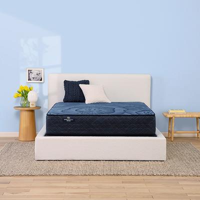 Serta 10-in Queen Hybrid Memory Foam/Coil Blend Mattress in a Box in the  Mattresses department at