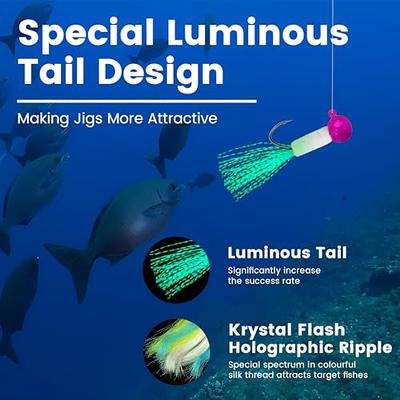 16pcs Glow in The Dark Fishing Lures Soft Fishing Lures Glow-in-The-Dark  Bait Walleye Fishing Lures Fishing Lures Fishing Soft Plastic Lures Soft