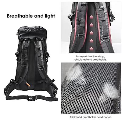 Large 75L Hiking Backpack for Travelling High Quality Waterproof Sports  Daypack with Rain Cover