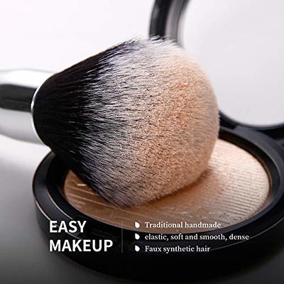 Classic White Makeup Brushes Set Professional Powder - Temu