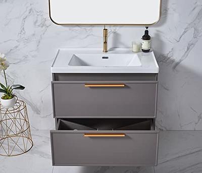 EUROCO 30 Bathroom vanity with Sink Top,Combo Cabinet Undermount