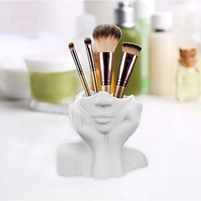 Makeup Brush Holder Silicone Mold, Flower Pot Succulent Planter Jewelry  Storage Jar Epoxy Resin Craft Mold - Yahoo Shopping