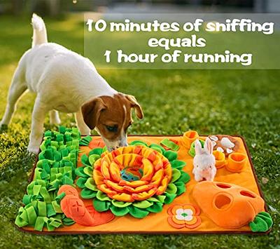 ZMUBB Pet Snuffle Mat for Dogs Sniff Mat Nosework Feeding Mat Slow Feeder  Interactive Dog Puzzle Toys for Training and Stress Relief Encourages  Natural Foraging Skills (29.5''x18.9'') - Yahoo Shopping