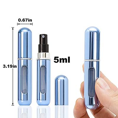 Travel Size 5ml Portable Mini Aluminum Refillable Perfume Bottle