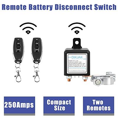 Car Battery Switch Remote Battery Disconnect Switch Kill Switch