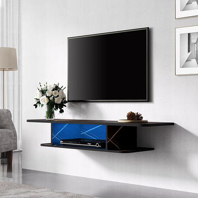 Mount-It! Metal Pedestal TV Stand Screens up to 42 Black (MI-879)