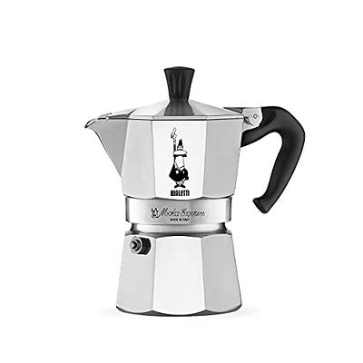 Bialetti Mukka Express Stove Top Espresso Cappuccino 2 cup 12oz Coffee Maker