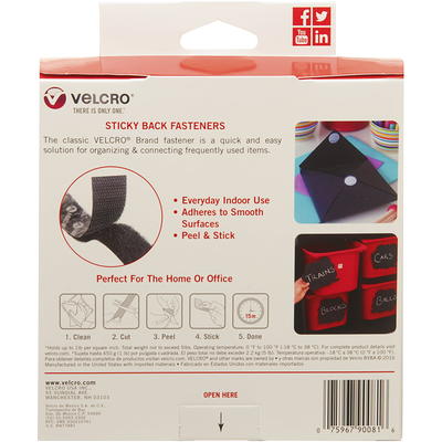 Velcro Loop Only Dots 1/2 Dia. Sticky Individual Back Hook & Loop