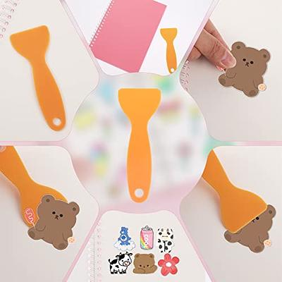 1 Pack Sticker Book, Blank Reusable Sticker Book with Plastic Spatula,  Sticker Book Collecting Album Sticker Collecting Book for Sticker Organizer