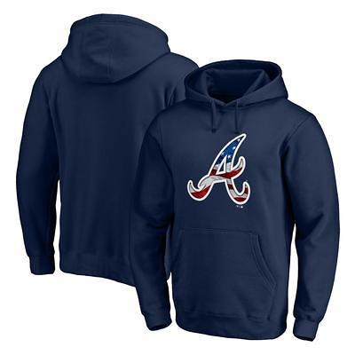 Atlanta Braves Heather Gray Fanatics Branded Simplicity Pullover