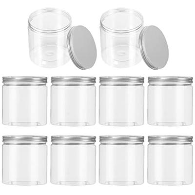 SAIOOL Glass Jars with Airtight Lid [Set of 4],Kitchen Canisters,  Borosilicate Glass Storage Containers,Retro Design, Glass jars for