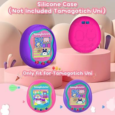 Cute Case Compatible with Tamagotchi Uni, Cute 3D Shark Pattern Silicone  Protector Case for Tamagotchi Uni Virtual Pet Machine with Finger Lanyard