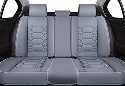 OASIS AUTO Car Seat Covers Premium Waterproof Faux Leather Cushion  Universal Accessories Fit SUV Truck Sedan Automotive Vehicle Auto Interior  Protector Full Set (OS-004 Gray) - Yahoo Shopping