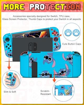Cute Disney Cartoon Stitch Nintendo Switch Case Skin soft Shell Protective  cover
