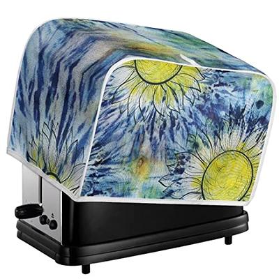  Doojoayie Color Flowers 2-Slice Toaster Cover for