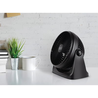 BLACK+DECKER BFTU107 Turbo Desk Fan – Electric Portable 7 Inch Table Fan  with Adjustable Tilt for Quiet Cooling, Black - Yahoo Shopping