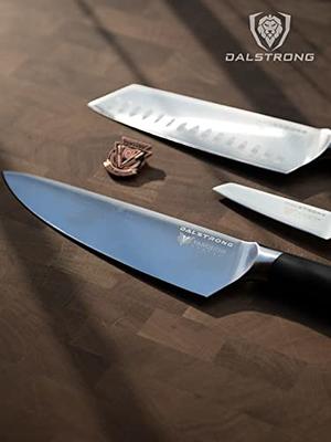 Dalstrong Santoku Knife - 7 inch - Vanquish Series - Forged High Carbon German Steel - Pom Handle - Razor Sharp Kitchen Knife - Asian Vegetable