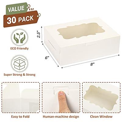 25 PCS  4x4x2 Clear Party Favor Boxes