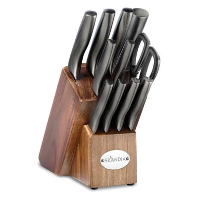 Hampton Forge Epicure Black 17 Piece Cutlery Block Set