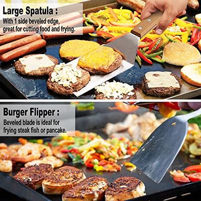 KUNIFU BBQ Grill Scraper for Griddle, Grill Grate Gadgets Cleaner, Kit