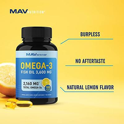 Fish Oil Supplement: 800mg of Omega-3s