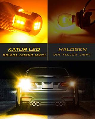 KaTur 7443 7440 7441 W21W T20 LED Bulbs High Power 12pcs 3020SMD Extremely  Bright 2800 Lumen Replacement for Turn Signal Light Backup light Tail light  Brake light Amber Yellow (Pack of 2) - Yahoo Shopping