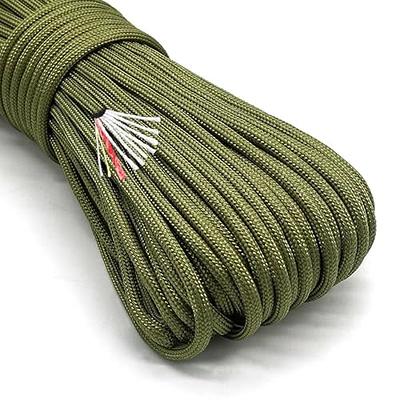 KOVKCOVB 650 Survival Cord Strength Paracord Rope Parachute Cord,10-Strand  Fire Cord with Tinder Cord,Fishing Line,Cotton Thread U.S. Military Type  III Kevlar Cord for Camping Hiking Survival,50ft - Yahoo Shopping