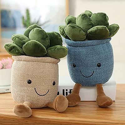 WUZHOU Tulip Plush Toy, 13.7 Flower Pot Stuffed Plushie Pillow Decoration,  Soft Fluffy Toy Succulent Plants Friend Throw Pillow, Multicolor  (Khaki-Succulent) - Yahoo Shopping