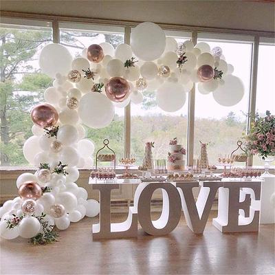 Rose Gold Balloon Arch Kit Rose Gold & White Party Decorations