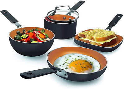 ROYDX Pots and Pans Set, 10 Piece Stainless Steel Kitchen Removable Handle  Cookware Set, Frying Saucepans with Lid, Stay-Cool Handles for All Stoves,  Dishwasher and Oven Safe, Camping - Yahoo Shopping